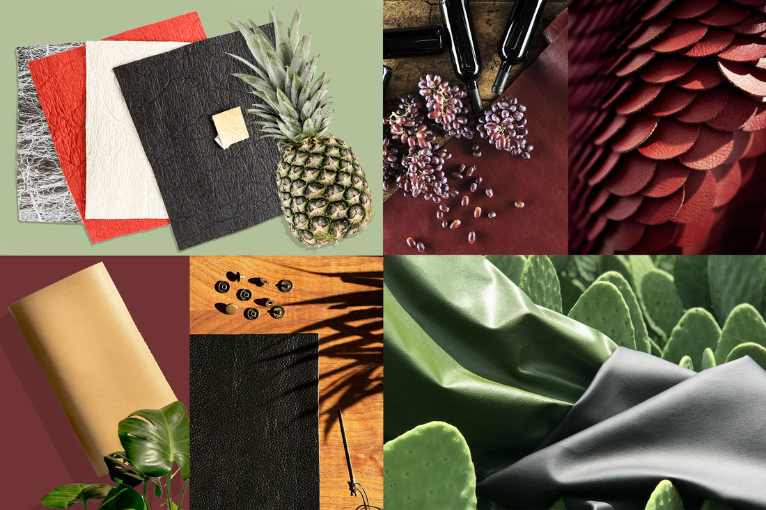 Vegan Leather Guide Apple Leather Ananas Leather Cactus Leather AppleSkin Pinatex Desserto