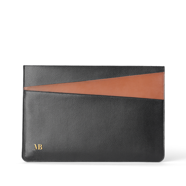 Link to JETT vegan leather laptop sleeve made with MIRUM