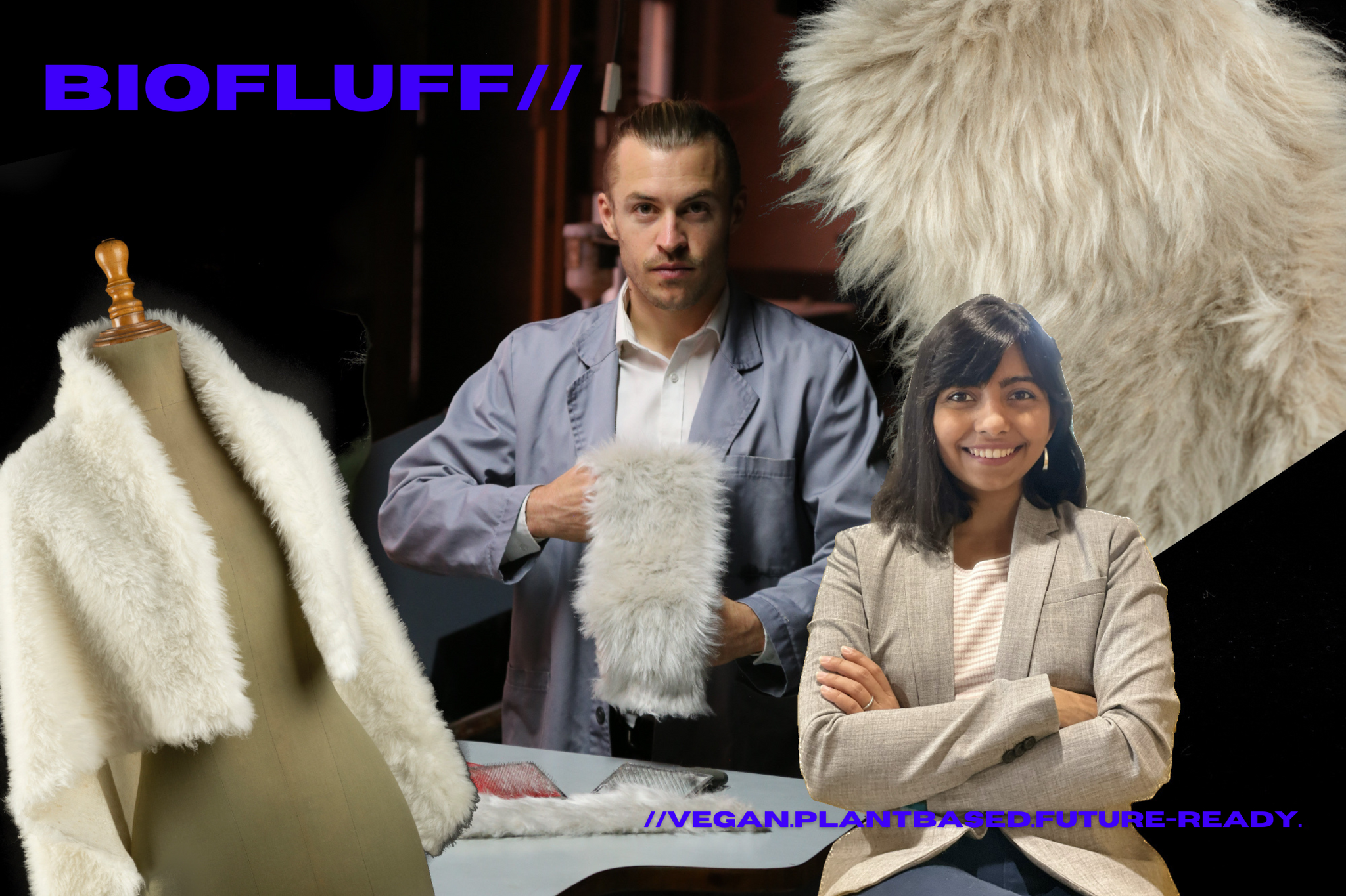 Biofluff plant based vegan biobased cozy fur