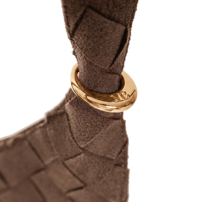 ARCH WOVEN Coffee – Detail Ring Gold