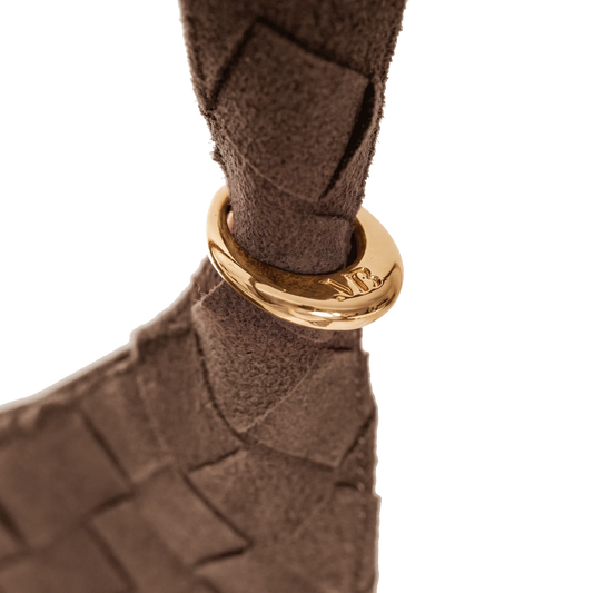 ARCH WOVEN Coffee – Detail Ring Gold