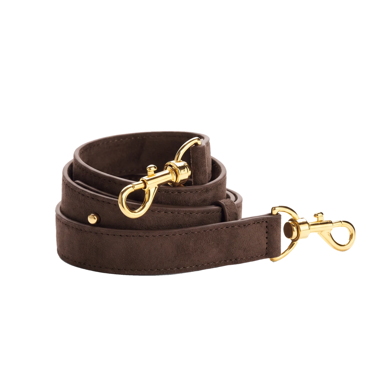 Shoulder strap Coffee Suede